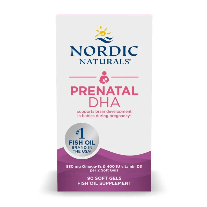 Омега-3 для беременных, Prenatal DHA - 90 softgels Unflavored