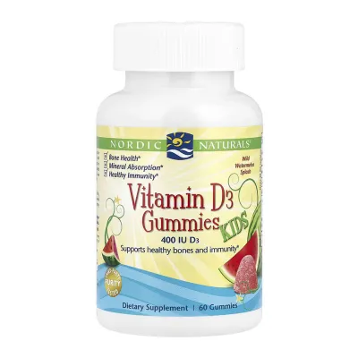 Вітамін D3 Nordic Naturals (Gummies Kids) — 60 gummies