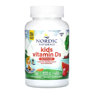 Вітамін D3 Nordic Naturals (Gummies Kids) — 120 gummies