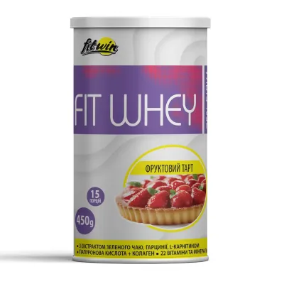 Сироватковий протеїн, FitWhey - 450g Fruit Tart
