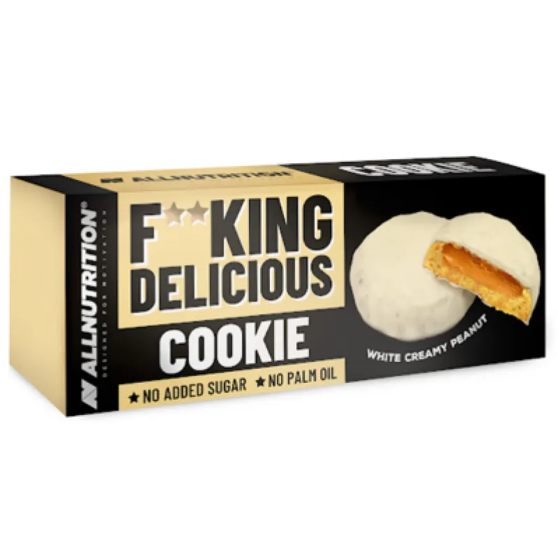 Фитнес печенье, Fitking Delicious Cookie -128g White Cream Peanut