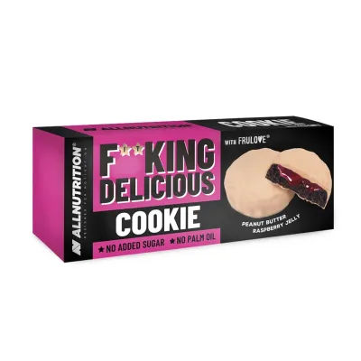 Фітнес печиво, Fitking Delicious Cookie - 128g Peanut Butter Raspberry Jelly