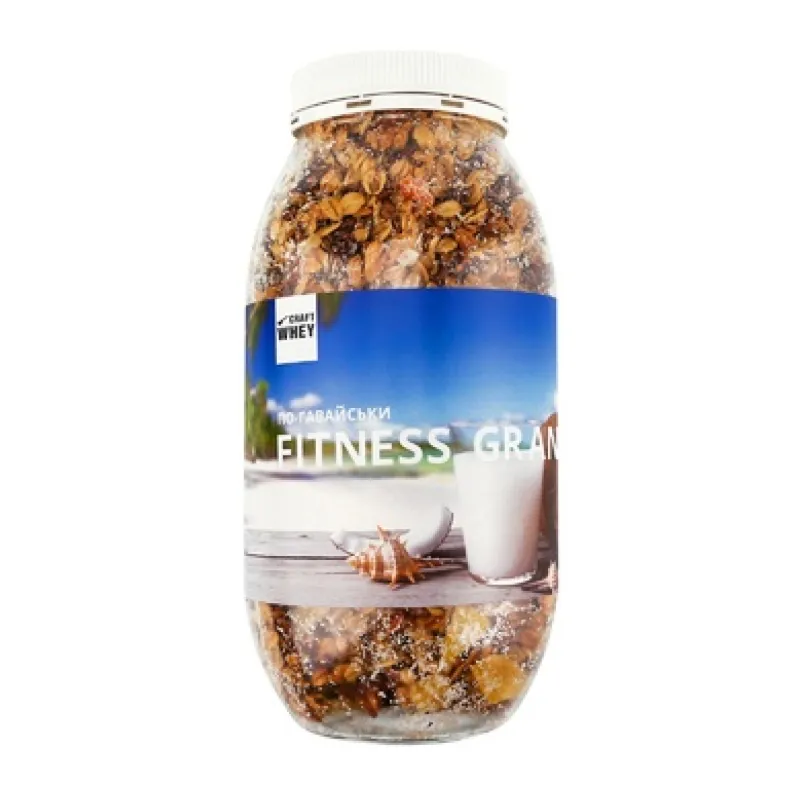 Фитнес гранола со вкусом По-Гавайски, Fitness Granola - 450g Hawaiian