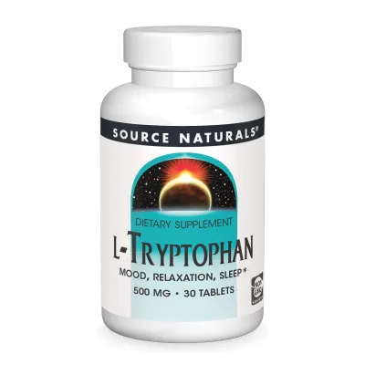 Л-триптофан, L-Tryptophan 500 mg - 30 tabs