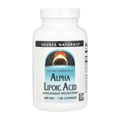 Альфа-липоевая кислота, Alpha Lipoic Acid 600 mg - 120 caps