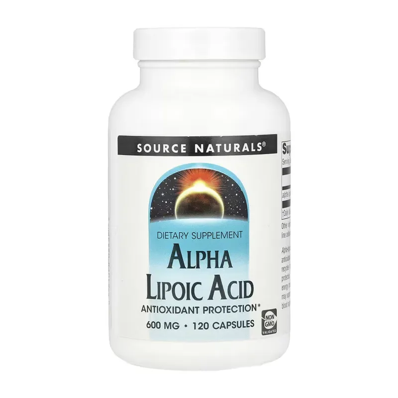 Альфа-ліпоєва кислота, Alpha Lipoic Acid 600 mg - 120 caps