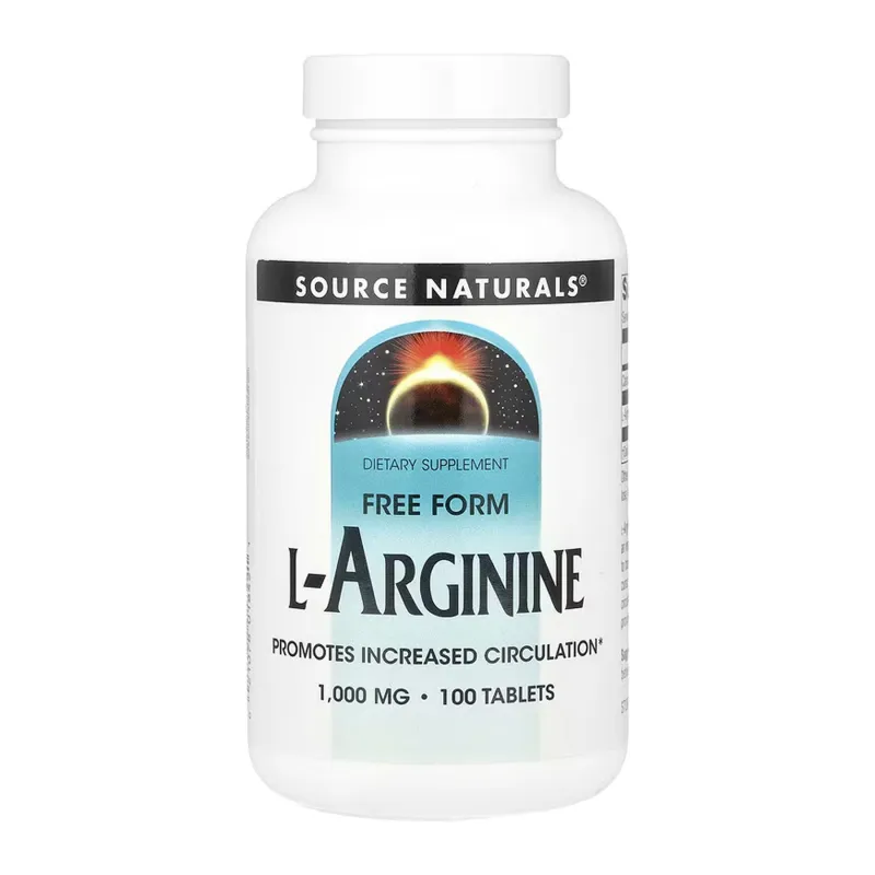 L-аргінін 1000 мг 21st Century (L-Arginine) — 100 таблеток, для сили та тренувань