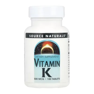 Вітамін K 500 мкг Source Naturals (Vitamin K) — 100 таблеток