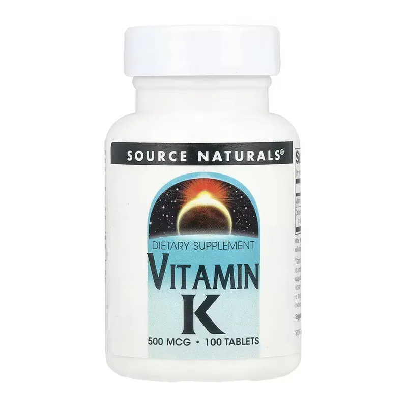 Вітамін K 500 мкг Source Naturals (Vitamin K) — 100 таблеток