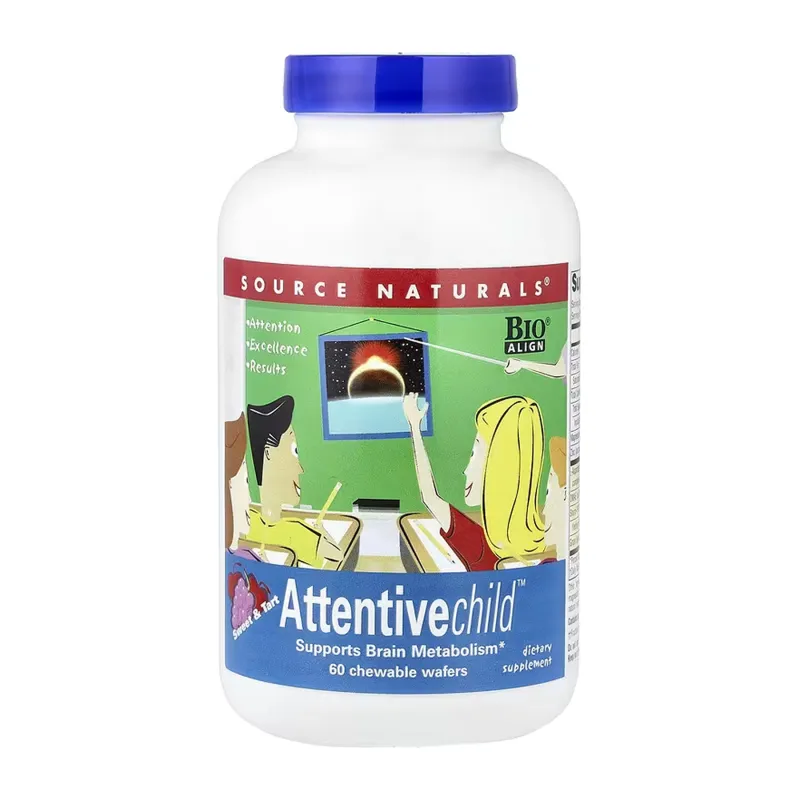 Магний Attentive Child Fruit - 60 вафель для мышц и нервной системы