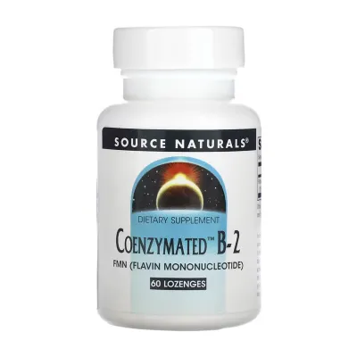 Вітамін B2 25 мг Source Naturals (Coenzymated™ B-2 Peppermint) — 60 льодяників