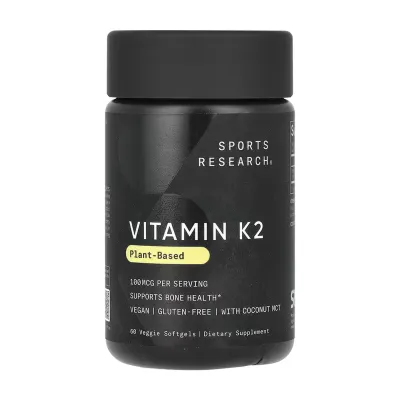Вітамін K 100мкг Sport Research (Vitamin K2) — 60 веганських софтгелів