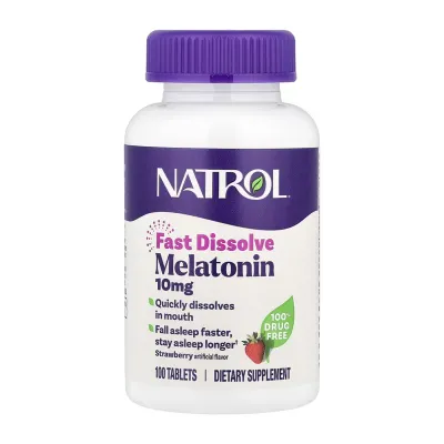 Мелатонін 10мг Natrol — 100 таблеток, для сну
