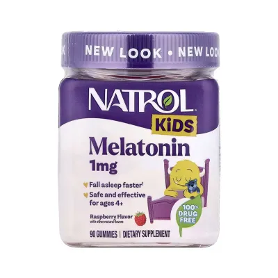 Мелатонін 1мг Natrol (Kids) — 90 gummies, для сну