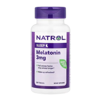 Мелатонін 3мг Natrol — 120 таблеток, для сну