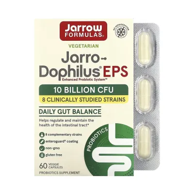 Пробіотик Jarrow Formulas (Jarro-Dophilus® EPS 5 BIL) — 60 капсул, для травлення