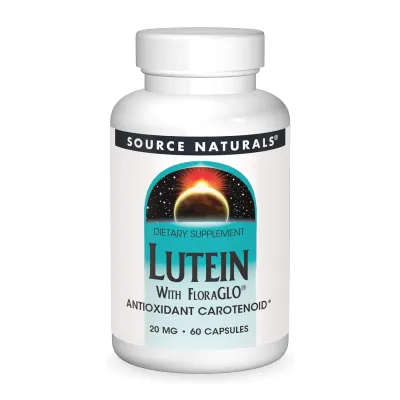 Лютеїн 20 мг Source Naturals (Lutein) — 60 капсул, для зору