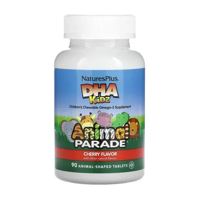 Детская Омега-3, Animal Parade DHA Kids - 90 tabs