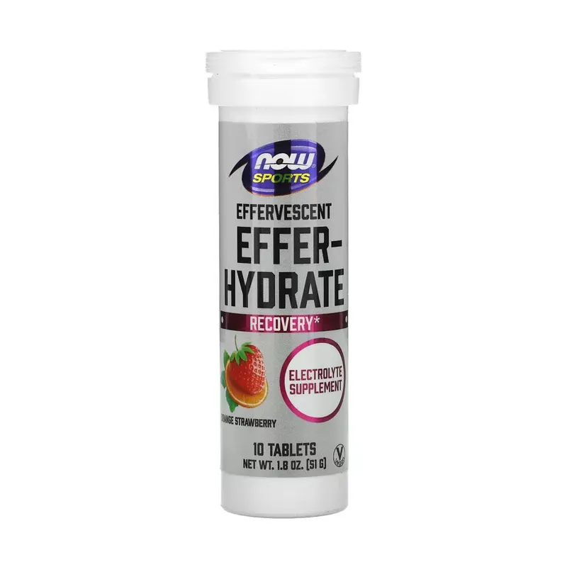 Effer-Hydrate Effervescent Orange Strawberry - 10 tabs