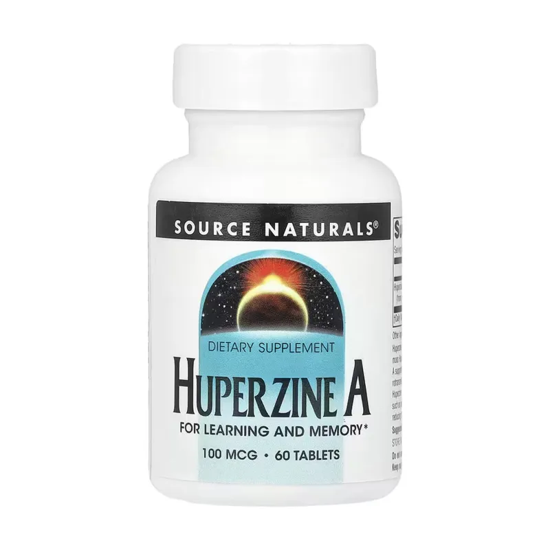 Ноотроп для стимуляції мозку Гуперзин А 100 мкг Source Naturals (Huperzine A) — 60 таблеток