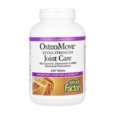 Потужний хондропротектор для суглобів ОстеоМув Natural Factors (OsteoMove Joint Care) — 240 таблеток