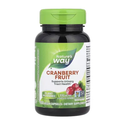 Журавлина Nature's Way (Cranberry Fruit) — 100 веганських капсул