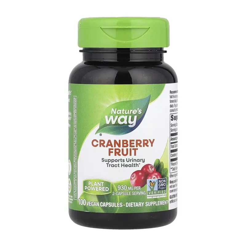 Журавлина Nature's Way (Cranberry Fruit) — 100 веганських капсул