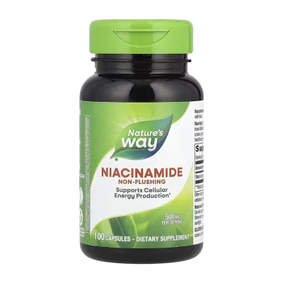 Вітамін B3 500 мг Nature's Way (Niacinamide) — 100 капсул