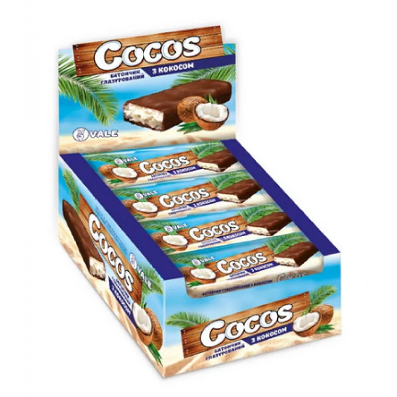 Кокосові батончики, Cocos Bar - 25x35g