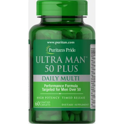 Вітаміни для чоловіків, Ultra Man™ 50 Plus - 60 Caplets