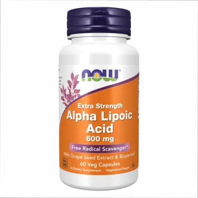 Альфа-ліпоєва кислота, Alpha Lipoic Acid 600mg - 60 vcaps