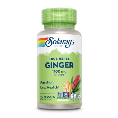 Корень имбиря, Ginger Root 1100mg (2 serv. of 550mg) - 100 vcaps