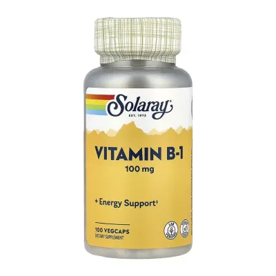 Вітамін Б1 (Тіамін), Vitamin B-1 100mg - 100 vcaps