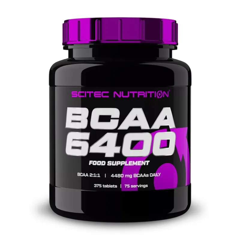 BCAA амінокислоти Scitec Nutrition (6400) — 375 таблеток