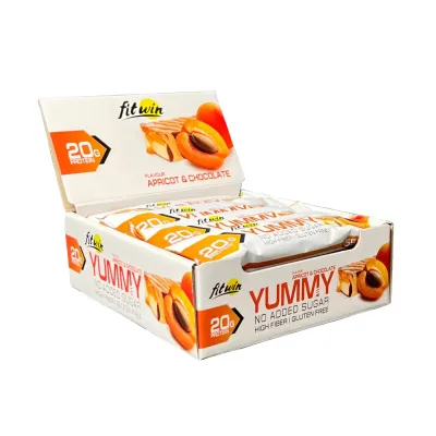 Протеїновий батончик FitWin (Yummy) — 12×55 г, лимон-мохіто