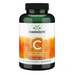 Вітамін С з шипшиною, Vitamin C with Rose Hips 1000 mg - 90 caps
