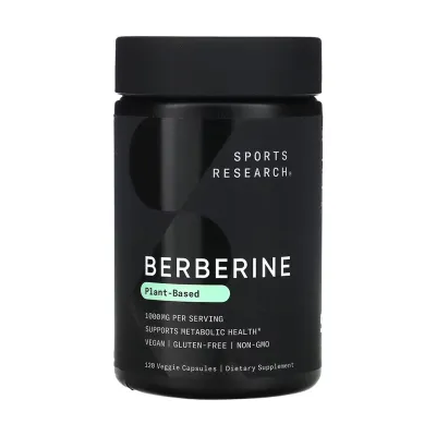 Берберин 1000мг Sport Research (Berberine) — 120 веганських капсул