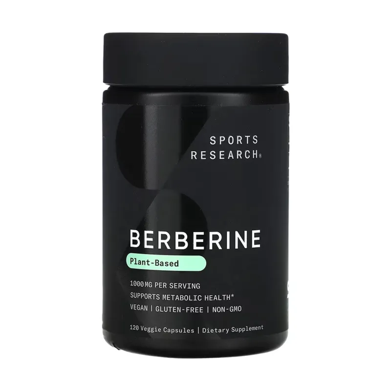 Берберин 1000мг Sport Research (Berberine) — 120 веганських капсул