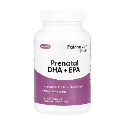 Омега-3 для вагітних та мам, що годують, Prenatal DHA + EPA - 90 softgels