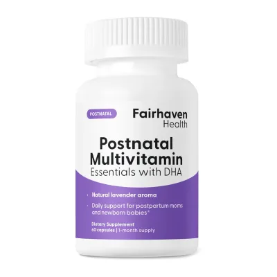 Вітаміни для післяпологового періоду з ДГК, Postnatal Multivitamin Essentials with DHA - 60 caps