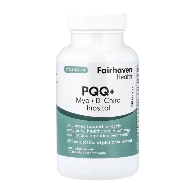 Витамин B8 Мио Д-хироинозитол, PQQ + Myo + D-Chiro Inositol Plus - 120 caps