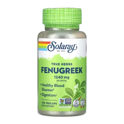 Семена Пажитника, Fenugreek Seed 620mg - 100 vcaps
