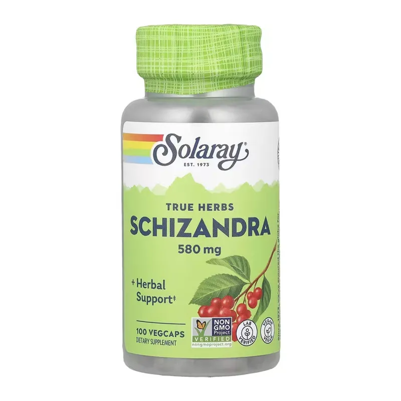 Ягоды Лимонника Китайского, Schizandra Berry 580mg - 100 vcaps
