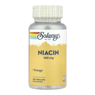 Ніацин (вітамін B3), Niacin 100mg - 100 vcaps