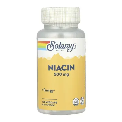 Niacin 500mg - 100 vcaps