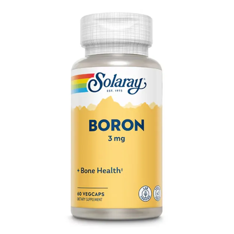 Високозасвоюваний мінерал для суглобів Бор цитрат 3 мг Solaray (Boron Citrate) — 60 вегетаріанських капсул