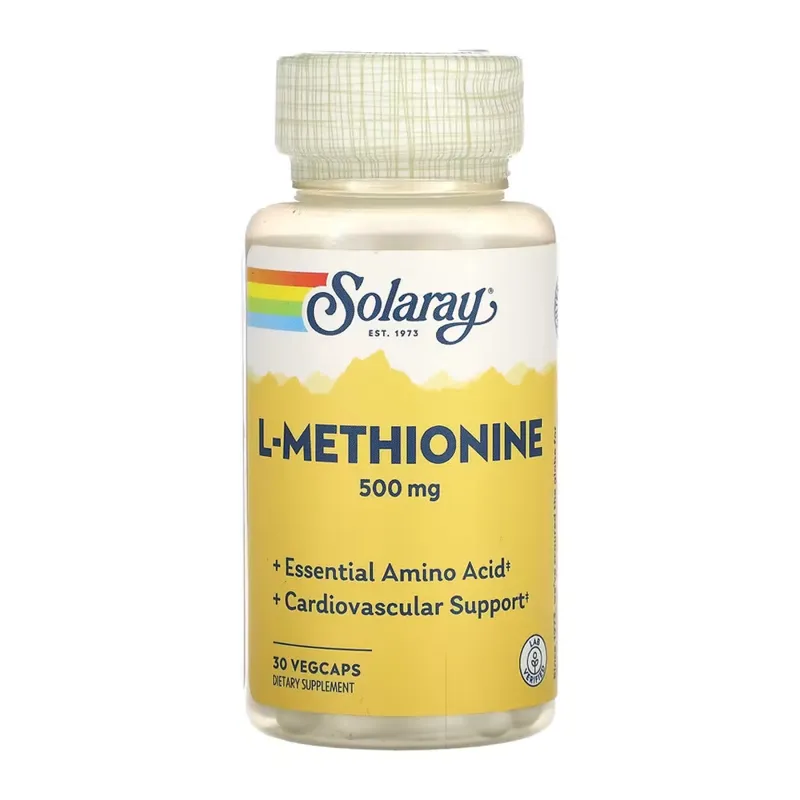 L-метионин, L-Methionine 500mg - 30 vcaps