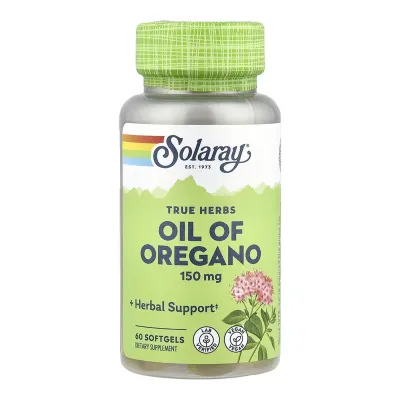 Олія 150мг Solaray (Oil of Oregano) — 60 софтгелів
