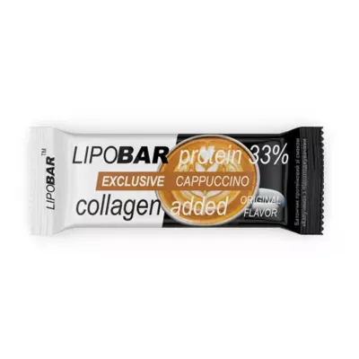 Протеїновий батончик Lipobar Exclusive Capuccino 50 г
