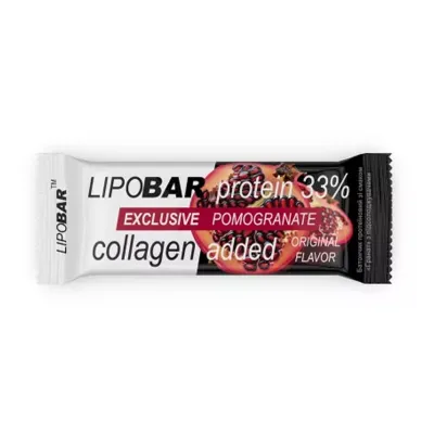 Протеїновий батончик Lipobar Exclusive Pomogranate 50 г